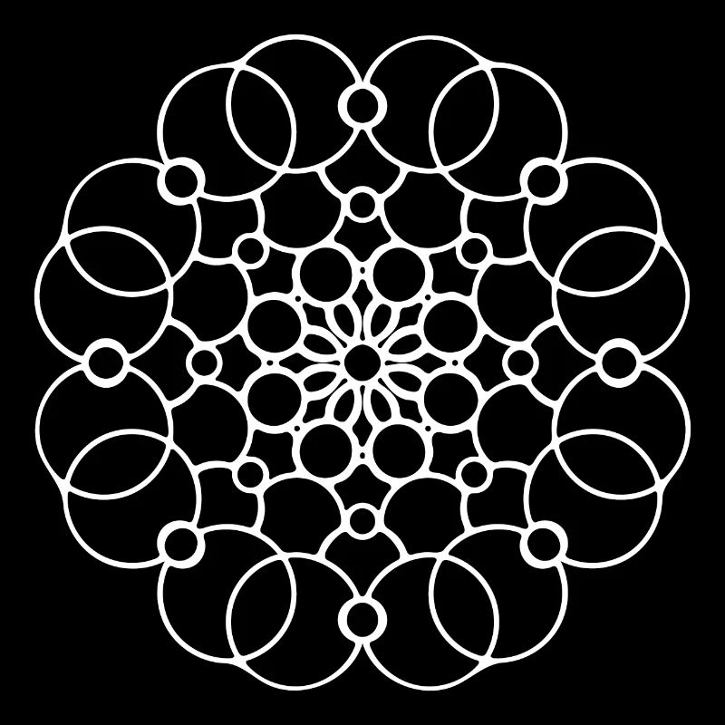 Geometric Mandala Round Pattern Circles Shape