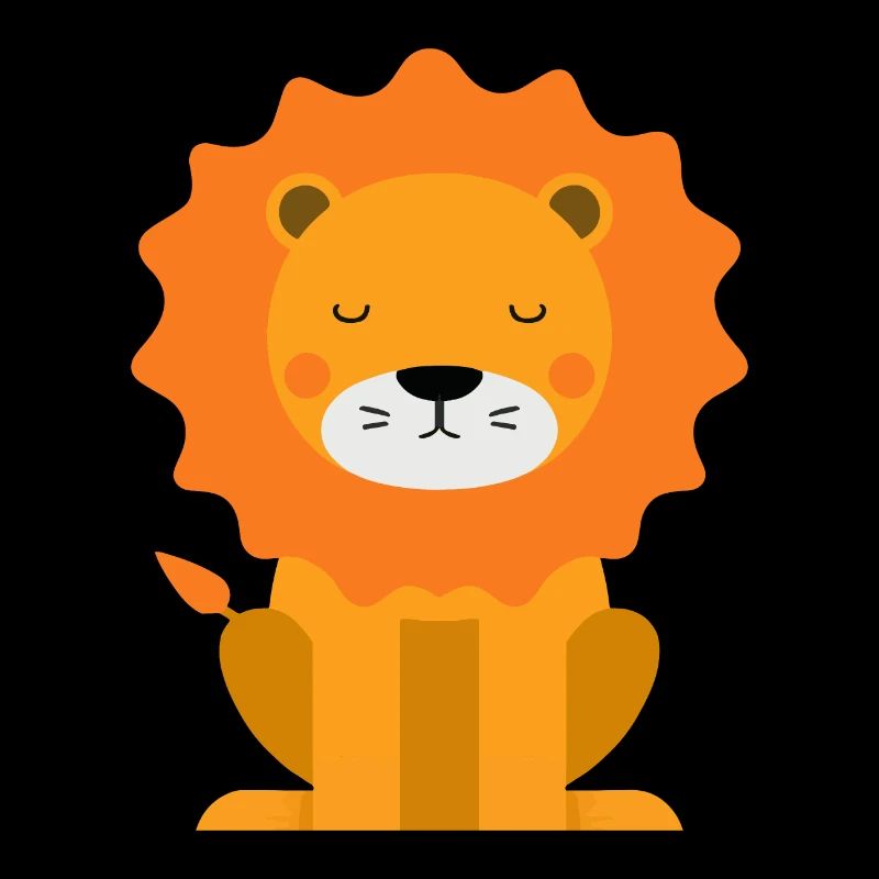 Lion, méditant