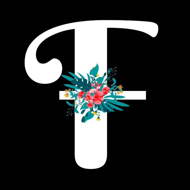 letter F flowered