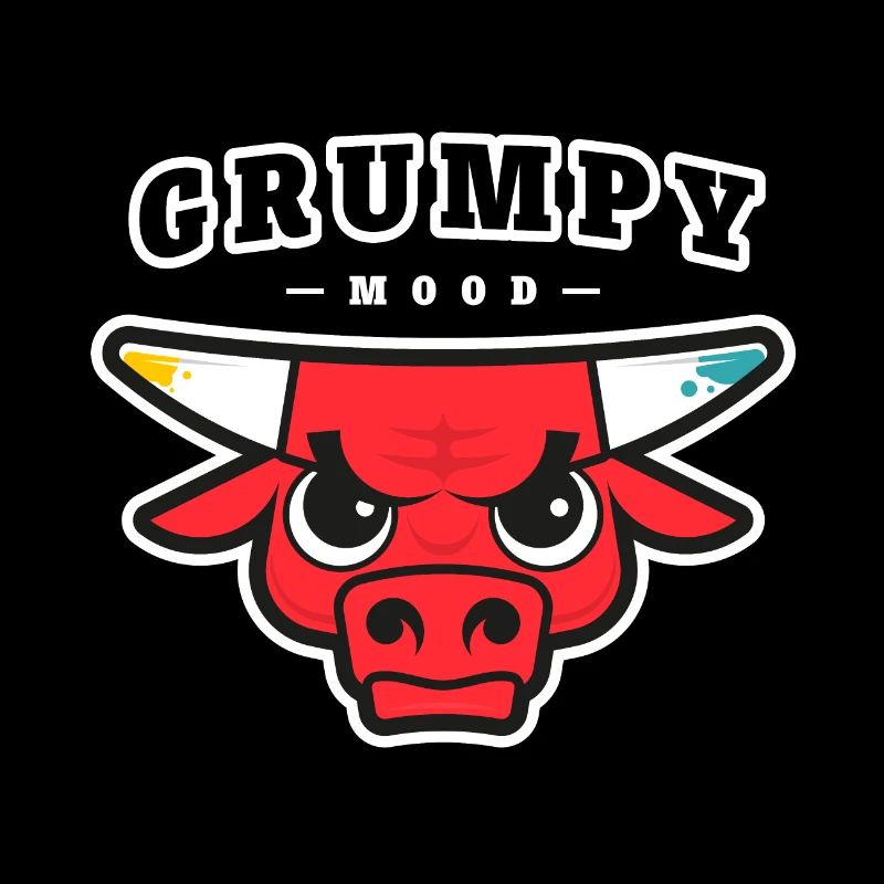 baby bull grumpy mood