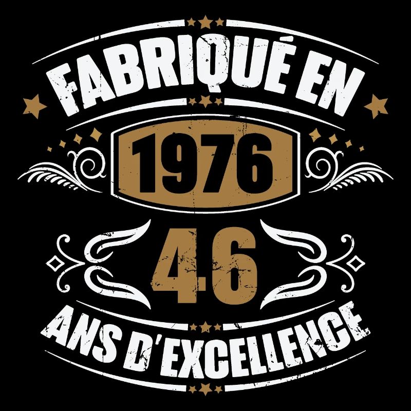 Fabriqué en 1976, 46 ans d'excellence