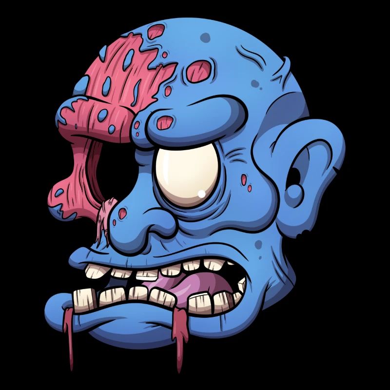 Shot Zombie Head