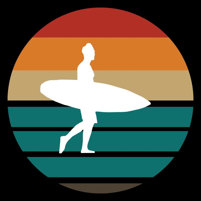 Surf Surfboard Surfer Idée Cadeau