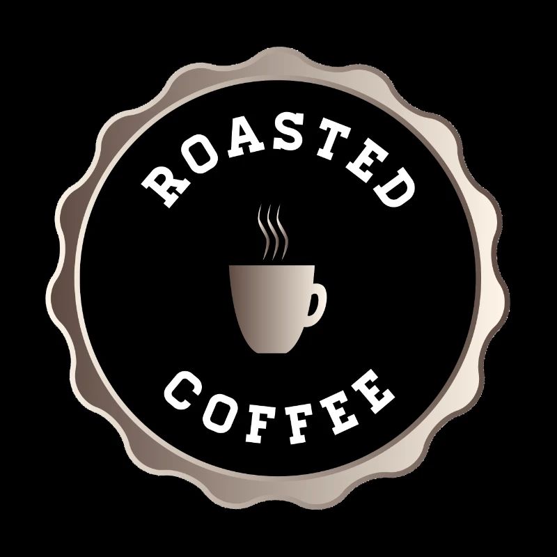 Rundes Röstkaffee-Schild