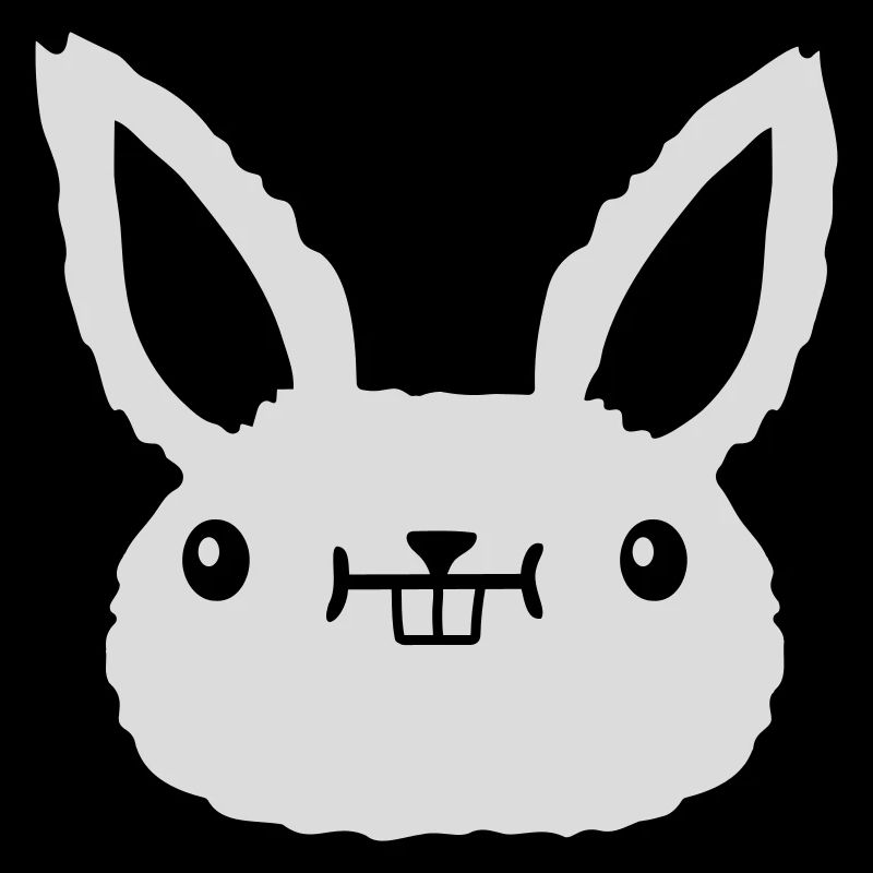 Cher lapin kawaii Face