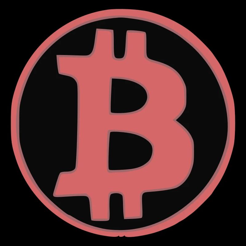 Bitcoin Krypto Währung virtuellen Lebens Vector 3