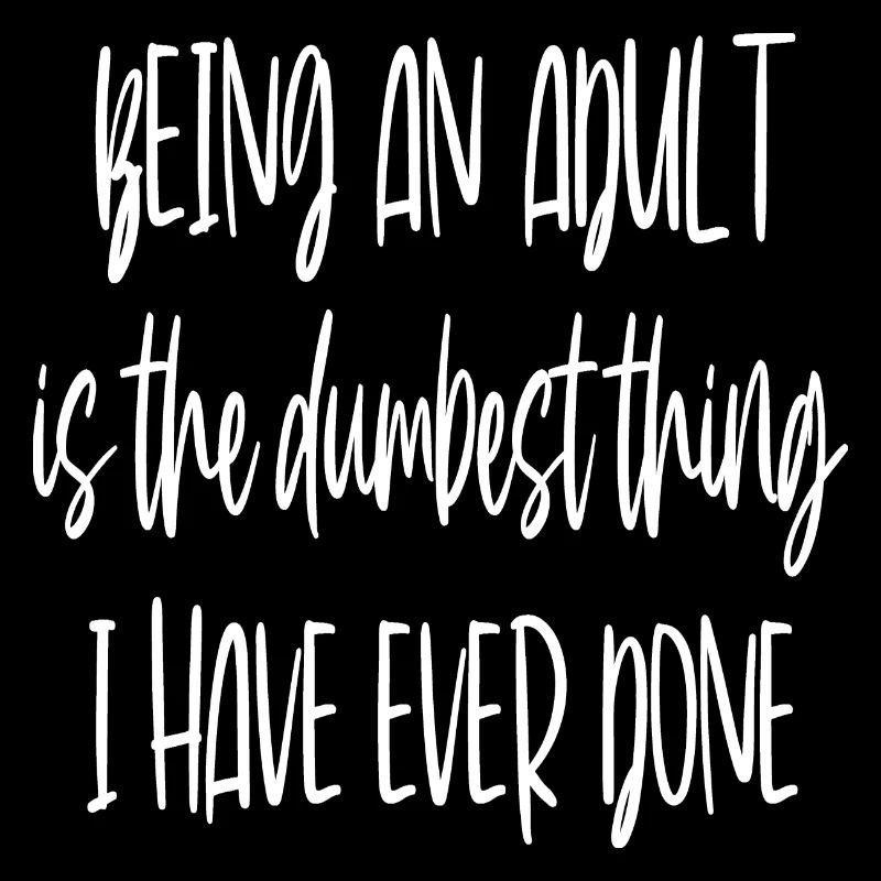 Ein Erwachsener sein