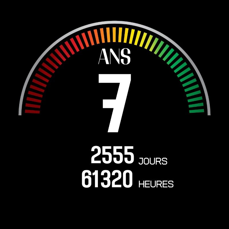 Anniversaire 7 ans Compteur