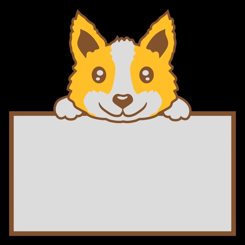 Bouclier montrant un bon chien