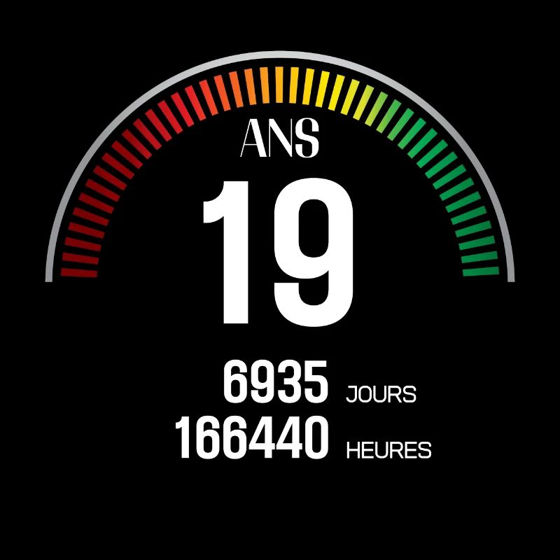 Anniversaire 19 ans Compteur