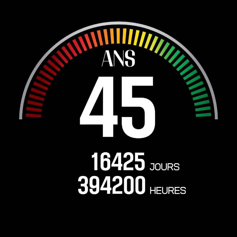 Anniversaire 45 ans Compteur