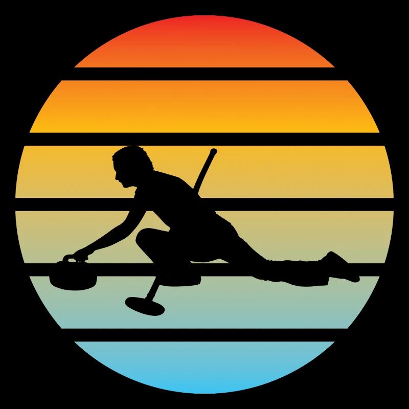 Curling Stone Curler Curling Stone Gift Curl