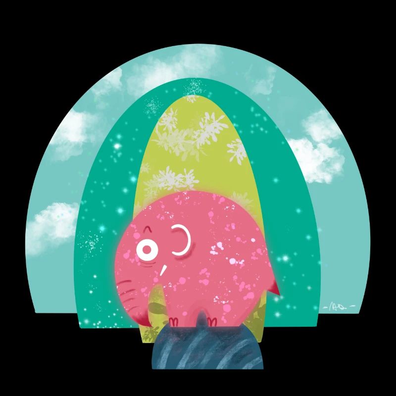 L’éléphant rose et la Terre mère