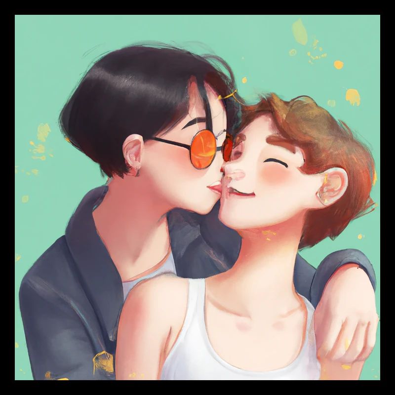 LGBT Queer Kuss 🌈🌈