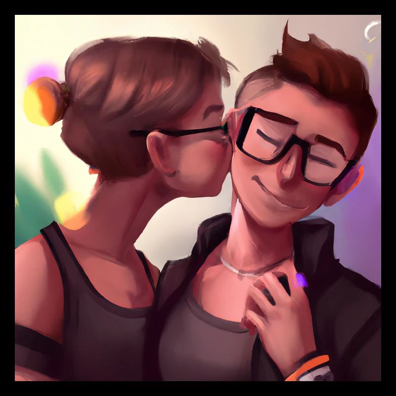 LGBT Queer Kuss 🌈🌈