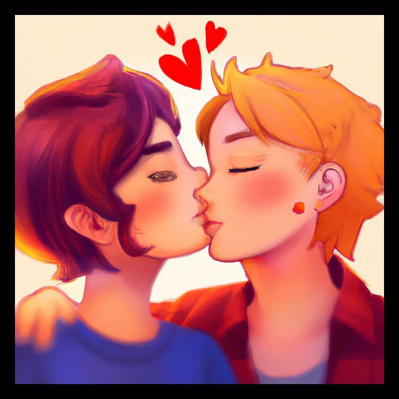 LGBT Queer Kuss 🌈🌈