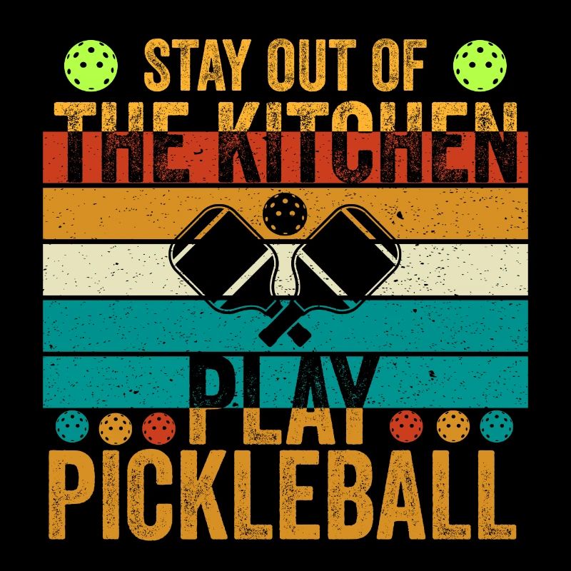 stay out of the kitchen playing pickleball