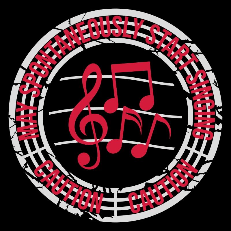 may spontaneously start singing