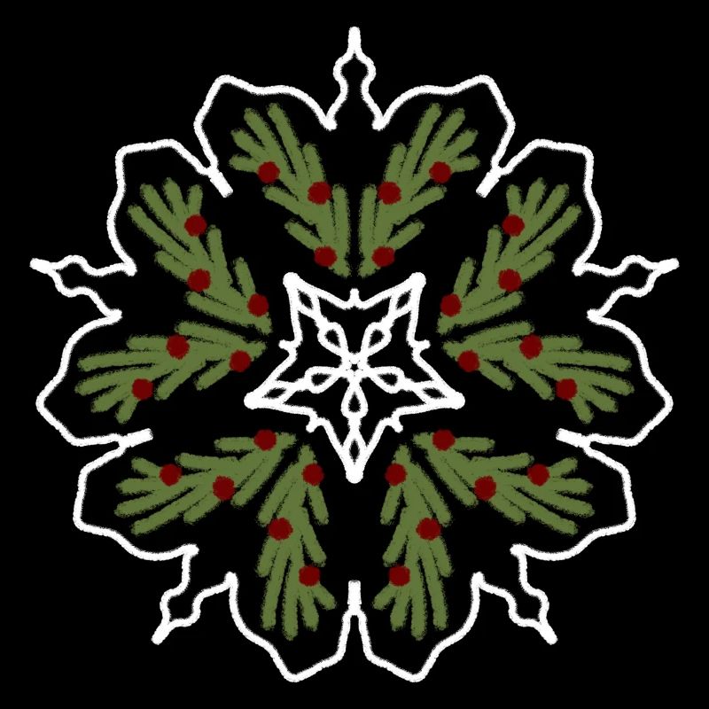 Flocon de Noël moche