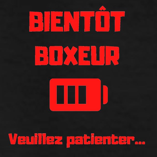 BIENTOT BOXEUR ROUGE