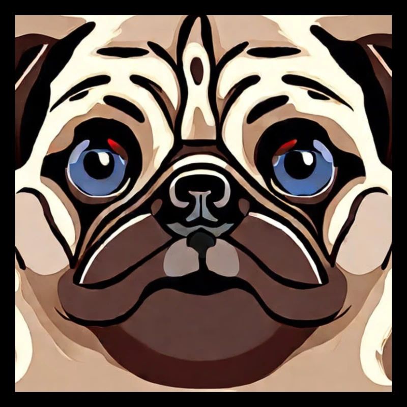 Cute Pug