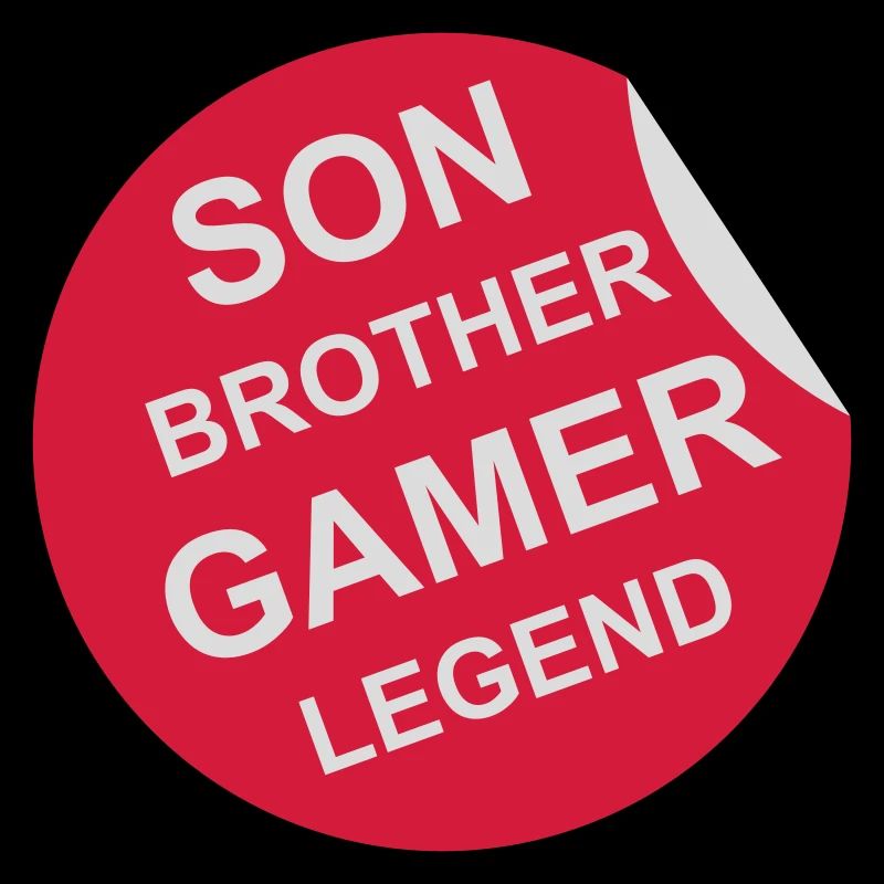 Fils Frère Gamer Légende