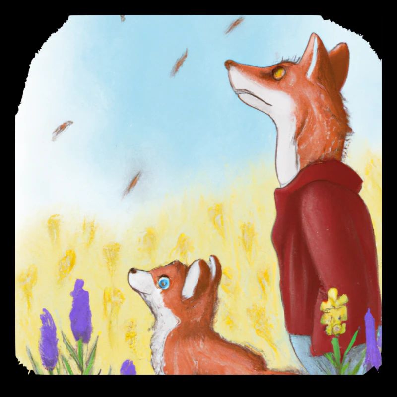 Father Fox and son Fox