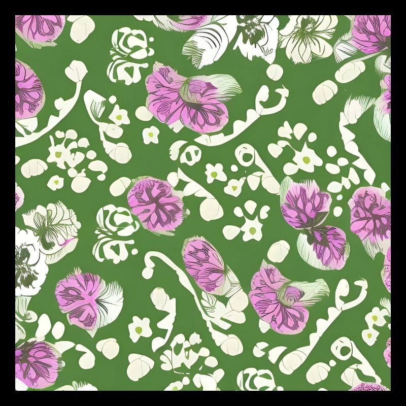 Weiße und rosa Blumenmuster