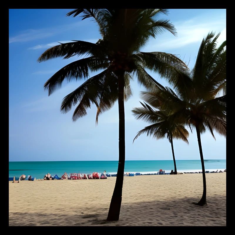 C’est l’heure d’une plage de vacances