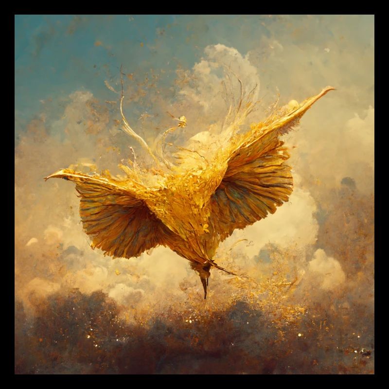 Aufsteigender Goldener Vogel