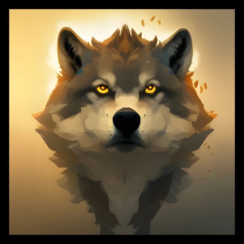 Wolf portrait