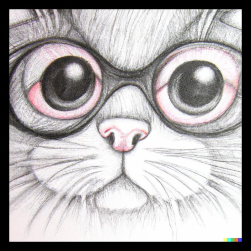 Chat de dessin animé mignon