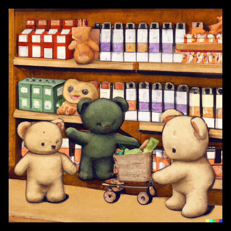 Japanese Teddy bears