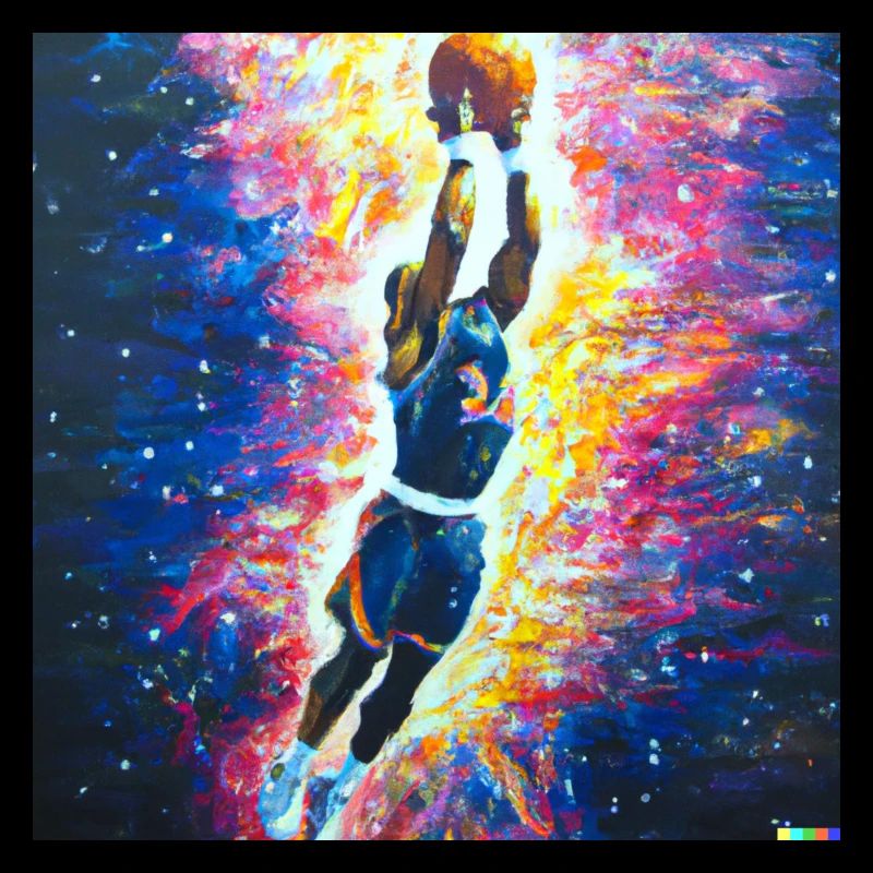 Joueur de basket-ball Dunk