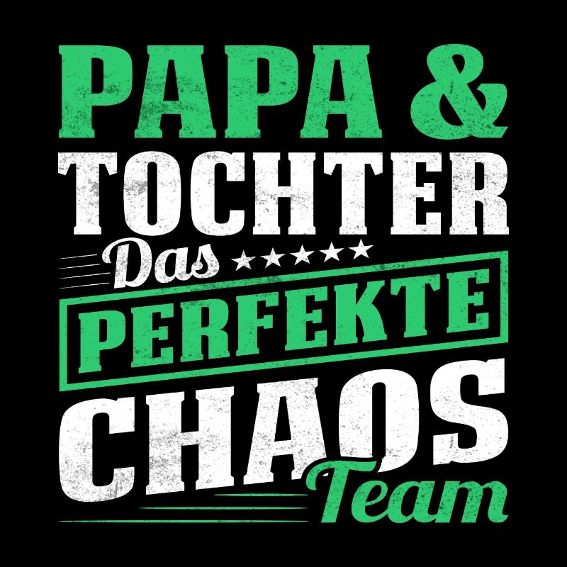 Papa et fille L’équipe de chaos parfaite