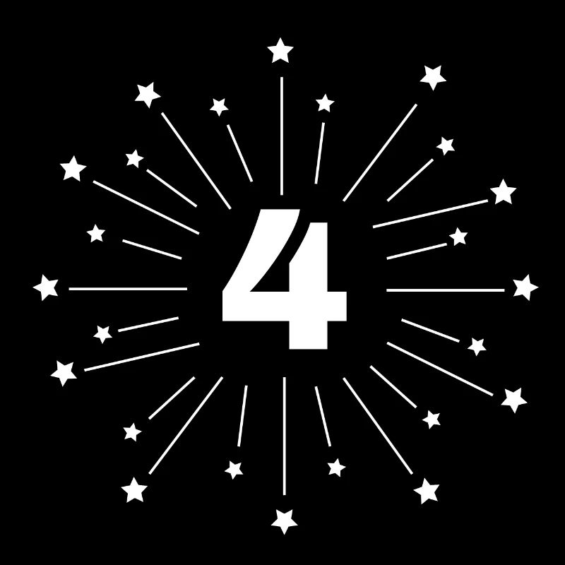 4e anniversaire étoilé - cadeau 4 ans