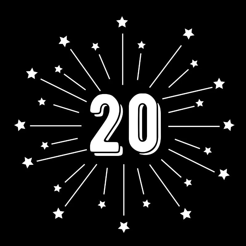 20th Starred Anniversary - Geschenk zum 20-jährigen Jubiläum