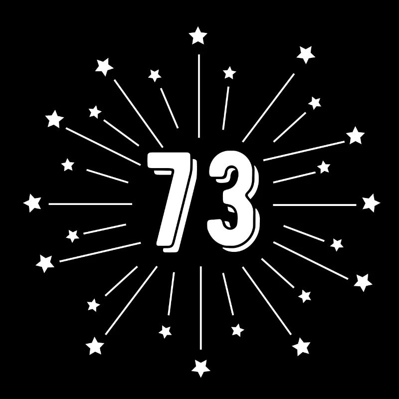 73rd Starred Birthday - Gift 73 Years