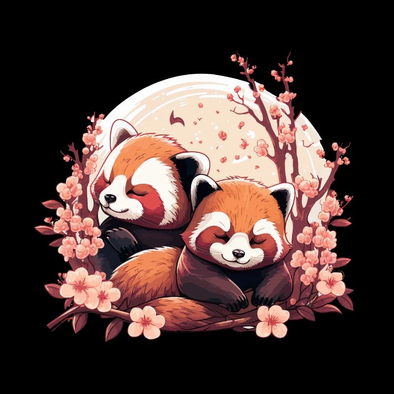 Sleeping Red Pandas