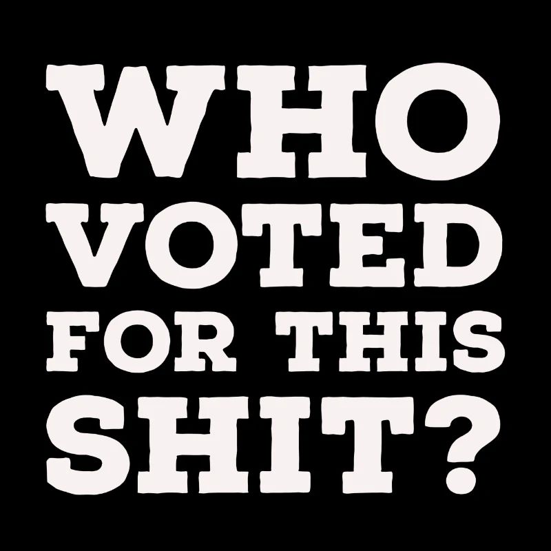 Who Voted For This Shit?