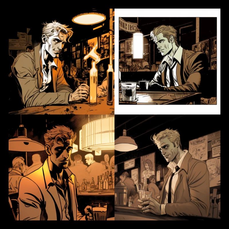 Image comique d’une personne regardant