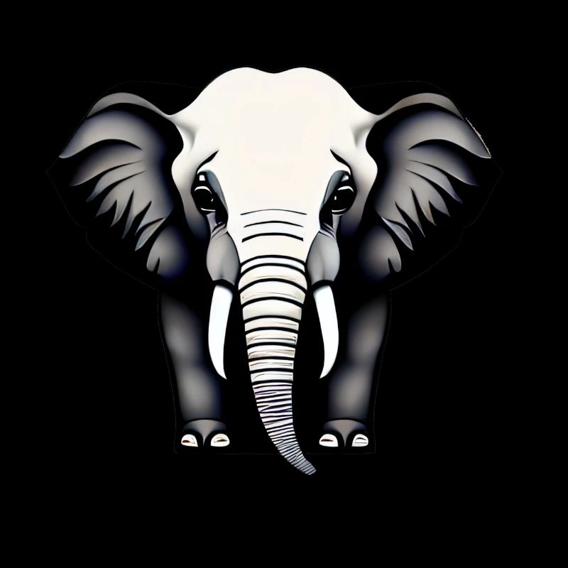 Petit éléphant Dessin animé Aventure mignonne 17