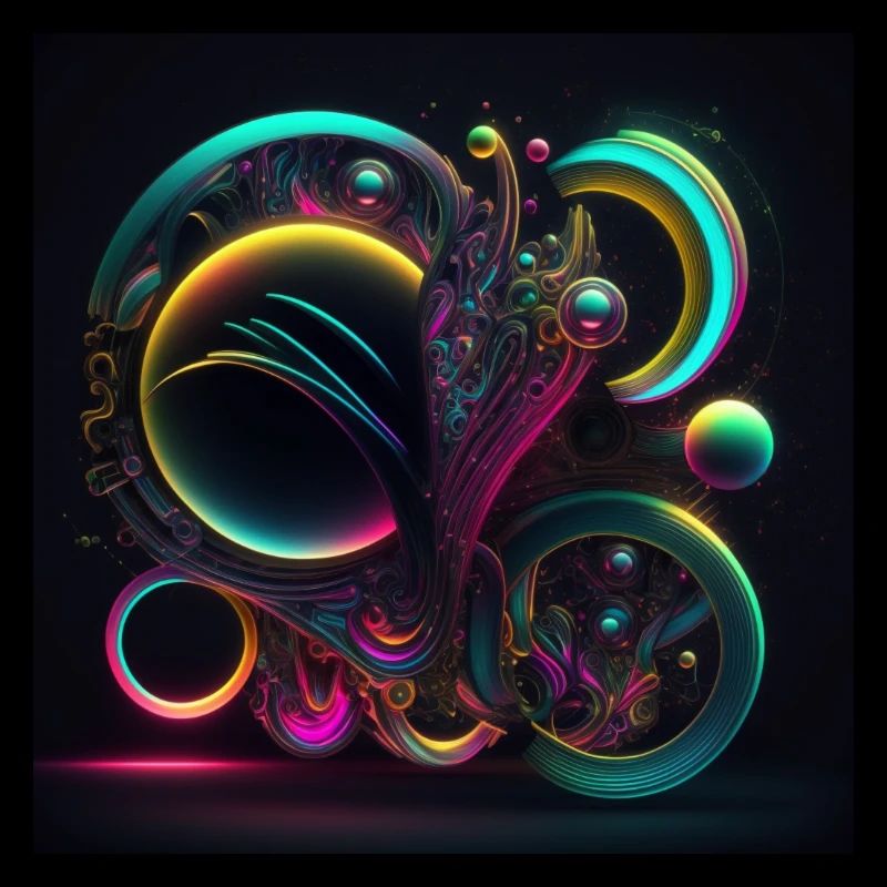 Abstract Neon Art1