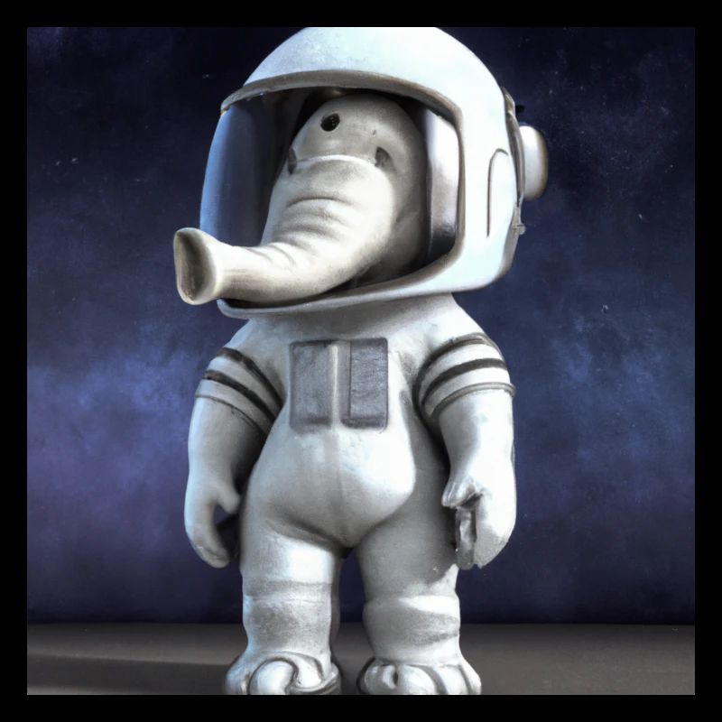 Astronauten-Elefant: Einzigartiges Design