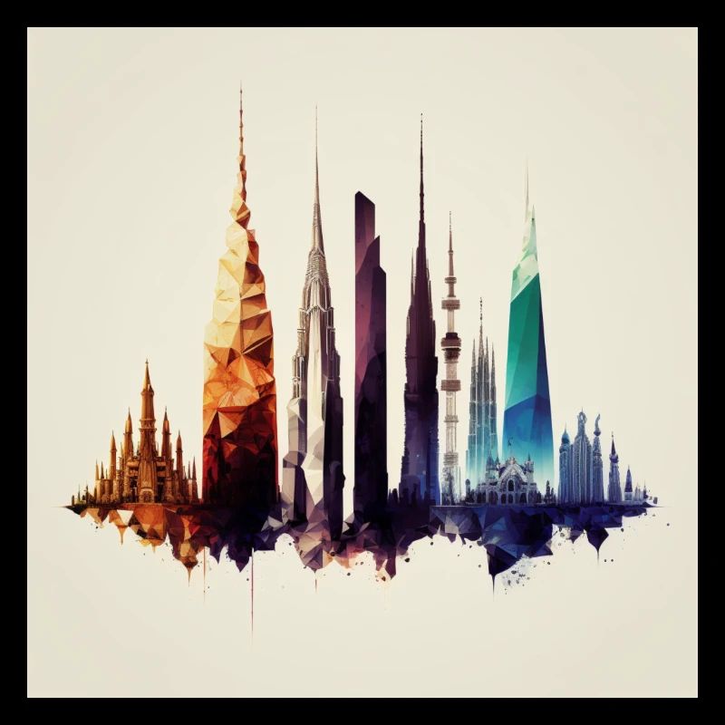 City Eiffel Tower Empire Stat