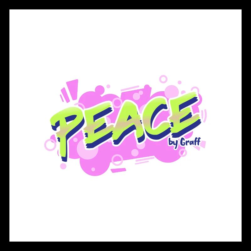 graffiti logo maker featuring bubbly graphics