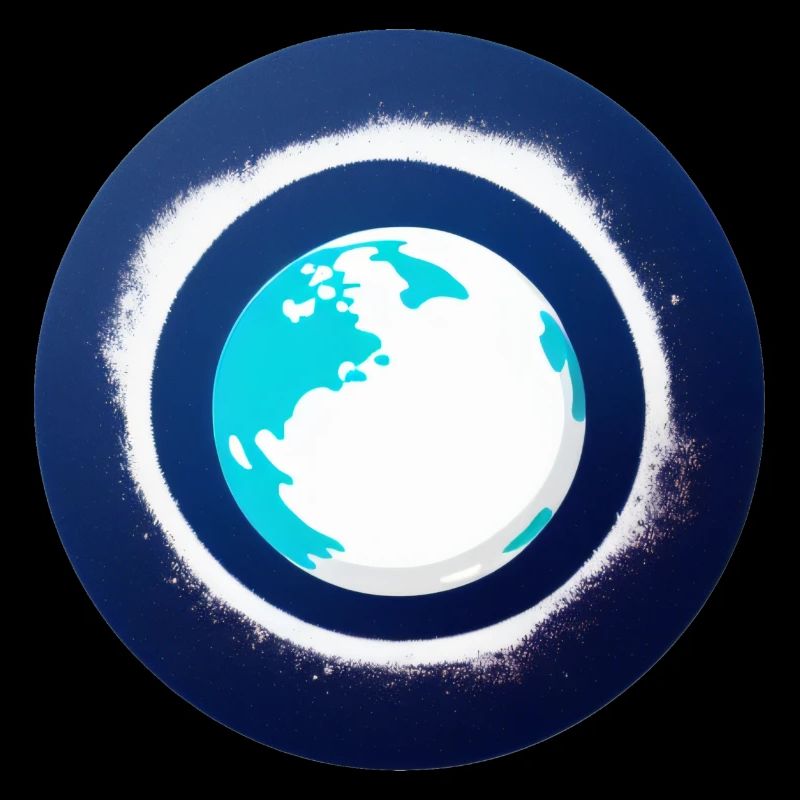 Mignon dessin animé représentation de la planète Terre 11