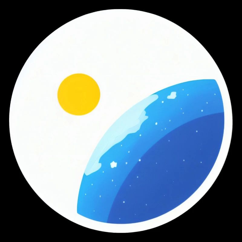 Mignon représentation de bande dessinée de la planète Terre 5