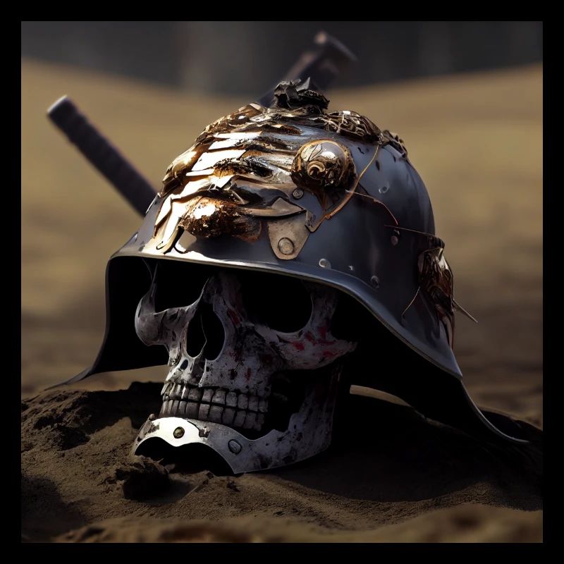 Samurai Melty Schädel