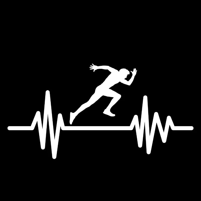 Sprinter Herzschlag - Sport Design Geschenkidee